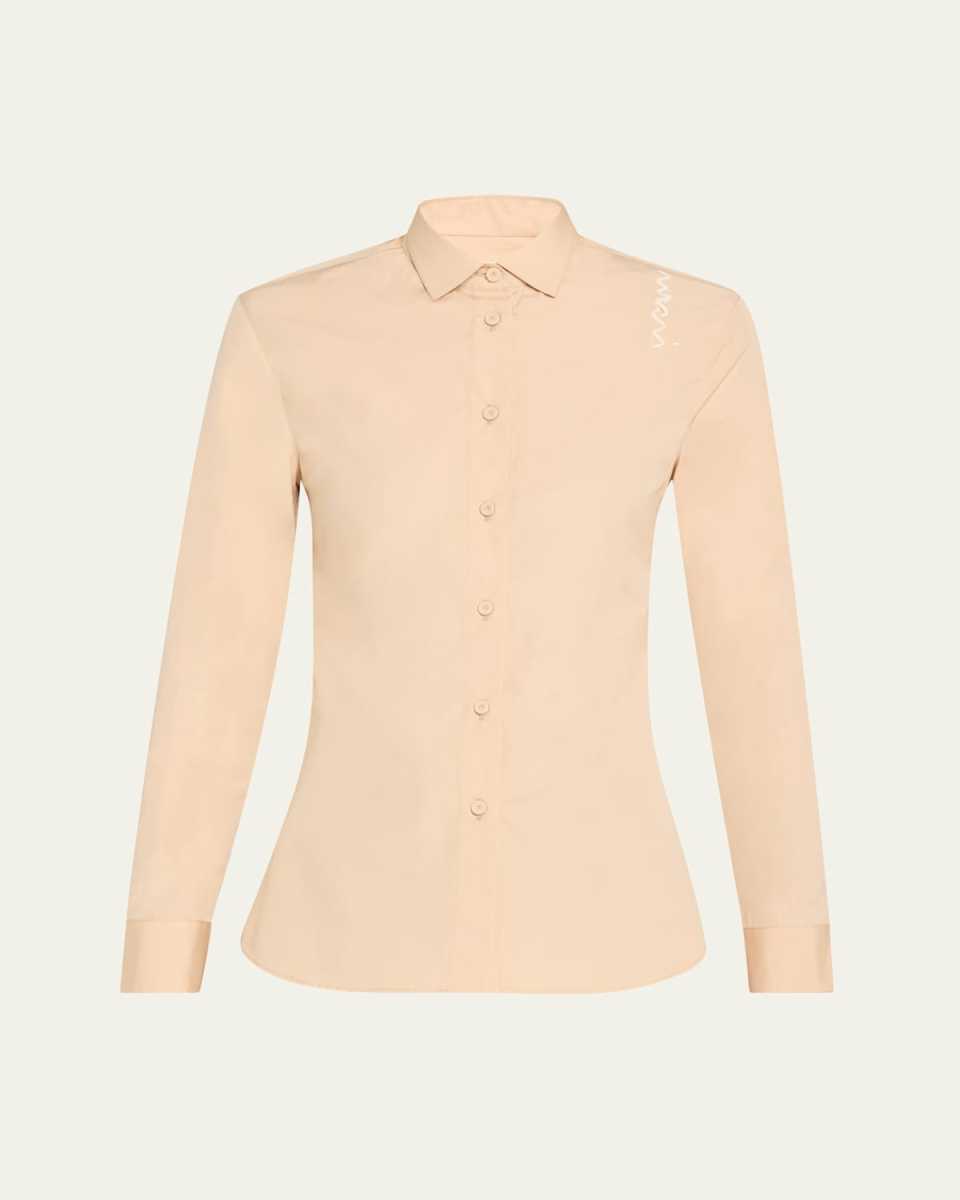 Classic Cotton Poplin Button Down Shirt